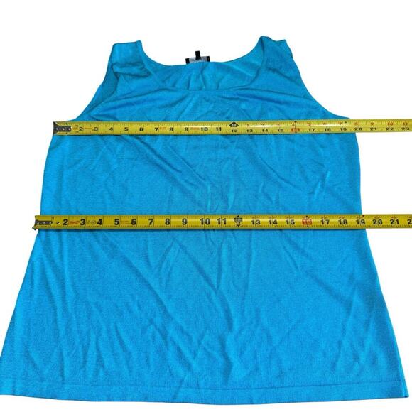 Lafayette 148 Sweater Tank Blue Coastal Preppy Prep Beach Fishermancore XL - Picture 8 of 9